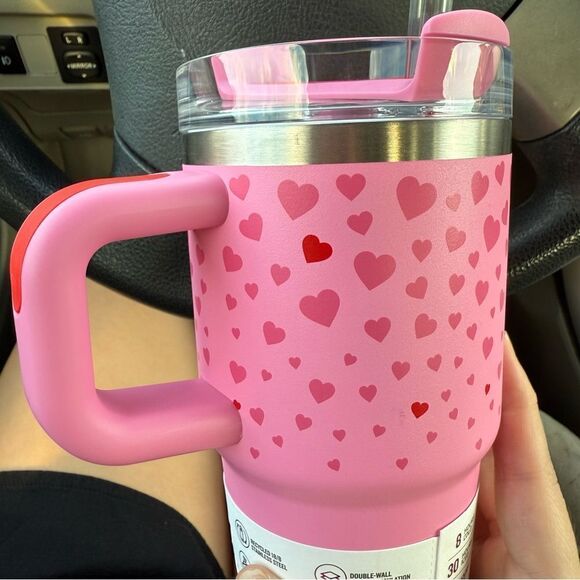 Stanley 20 oz Valentines Day 2025 Sweet Hearts Tumbler with Handle - Picture 4 of 6